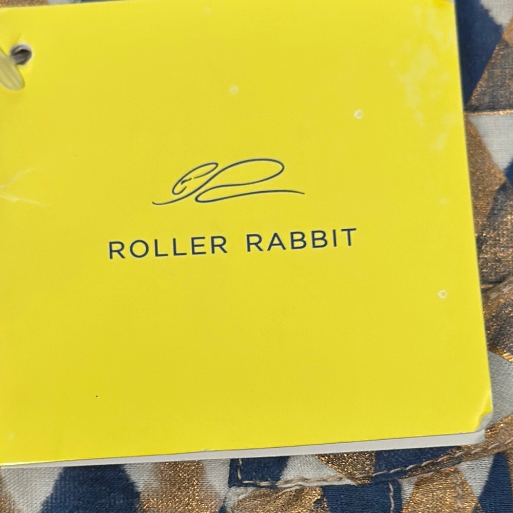 Roller Rabbit Geometric Pattern Violet Dress Size Small - Picture 9 of 11
